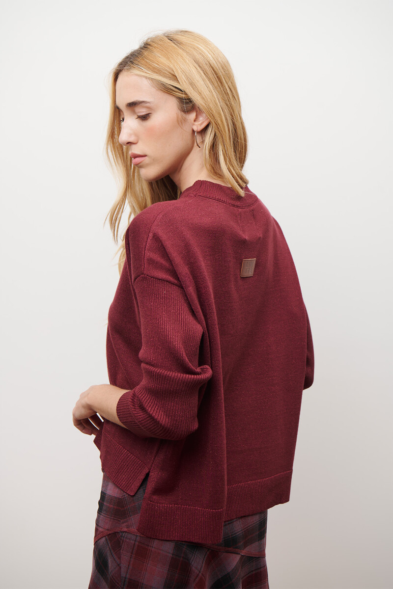 BUZO BLUSH BURDEOS