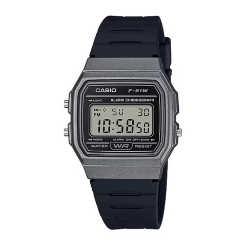 Reloj Casio Retro F91WM-1B unisex Negro