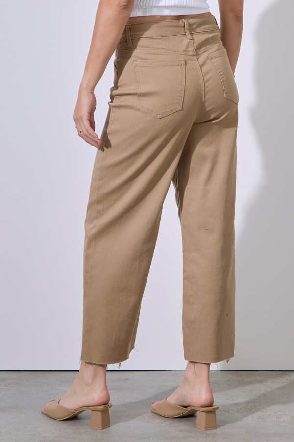 Jean Wide Leg TOSTADO