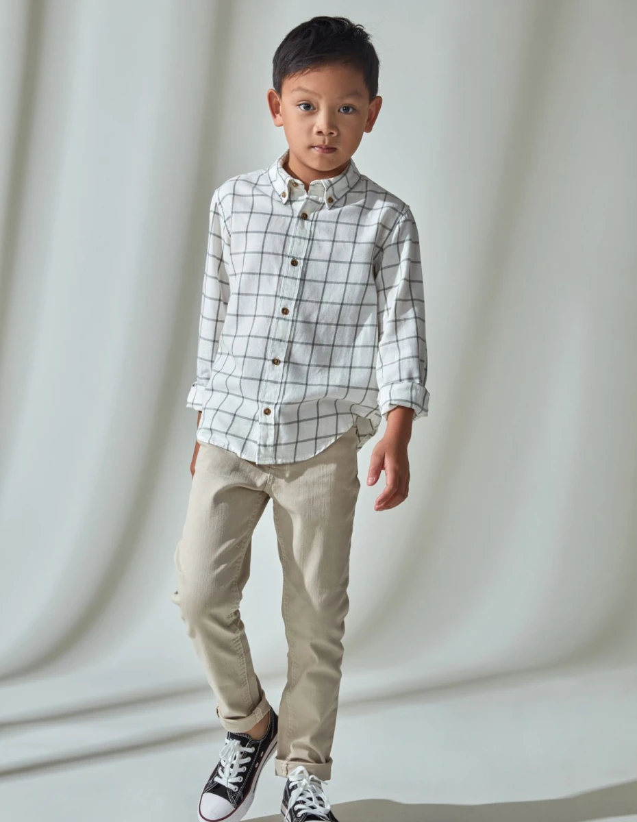 Pantalon Sarga - Piedra 