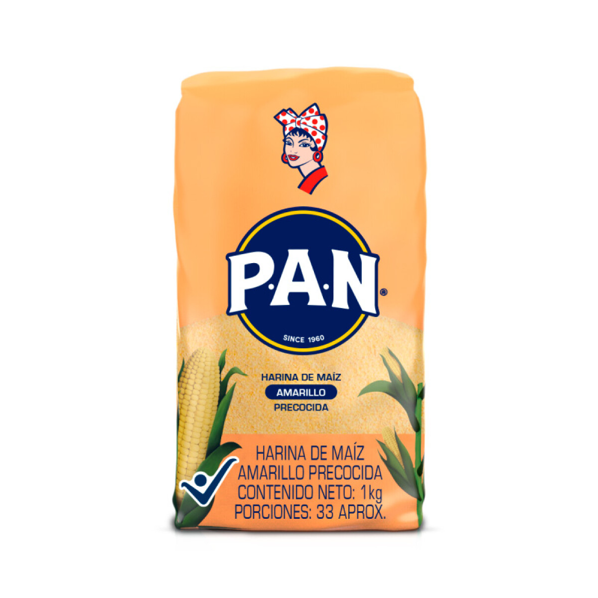 Harina Pan maiz integral Sin Gluten 