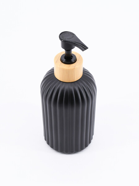 DISPENSADOR LISTRADO MATE NEGRO