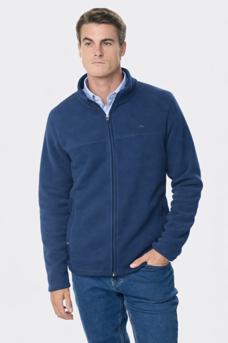 Campera Polar - - AZUL 