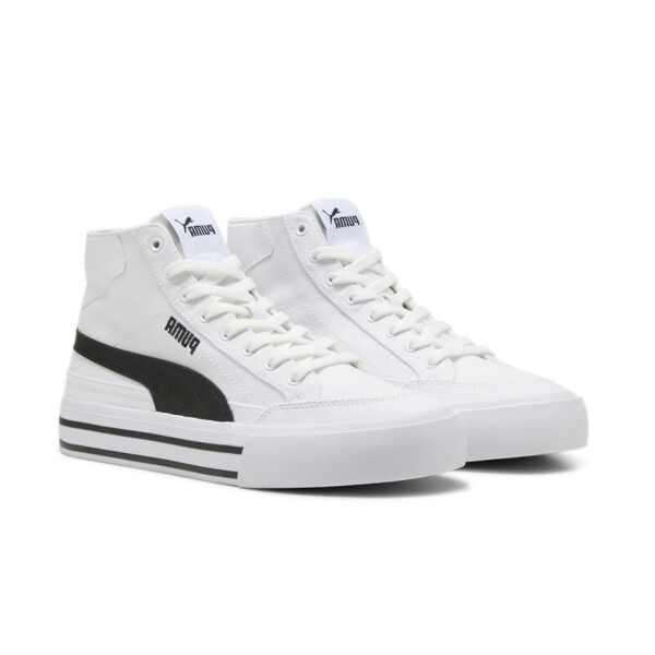 COURT CLASSIC VULC MID - PUMA BLANCO/NEGRO