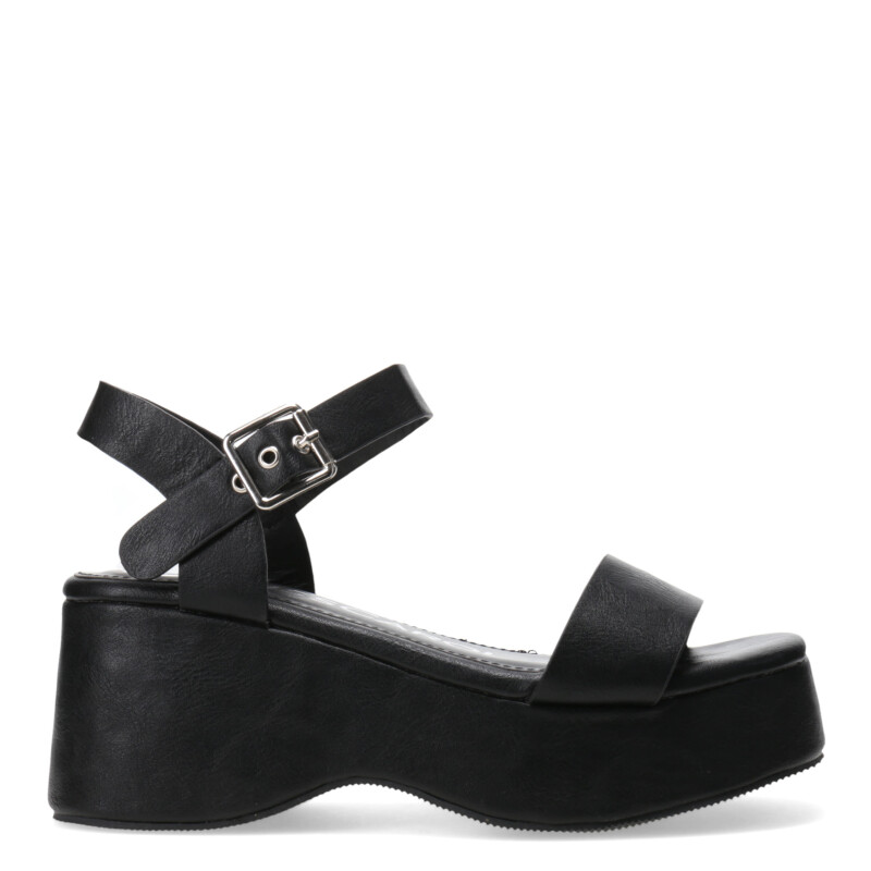 Sandalia de Mujer Miss Carol KROVA con plataforma Negro