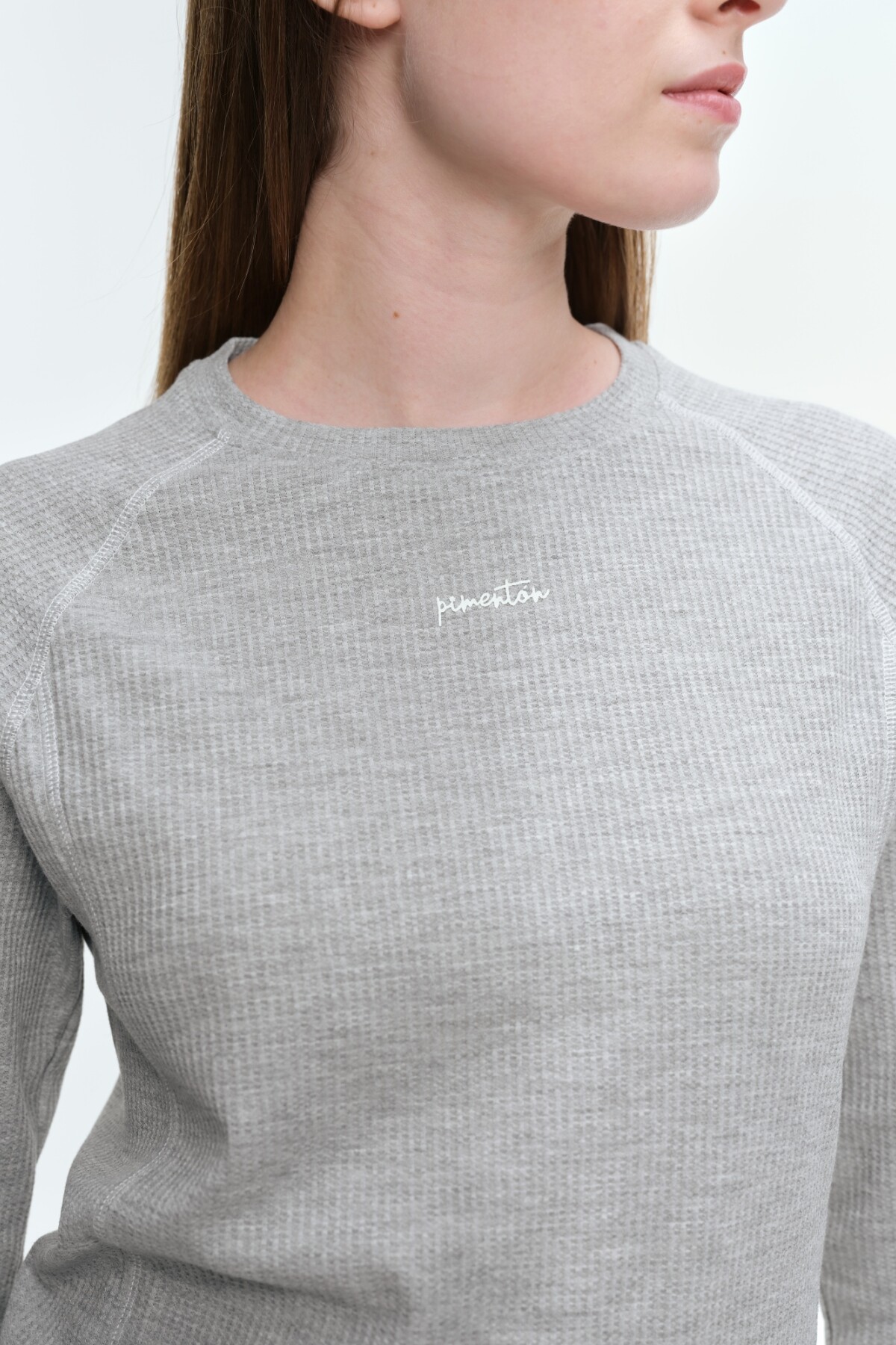 Remera Peggy Gris Melange