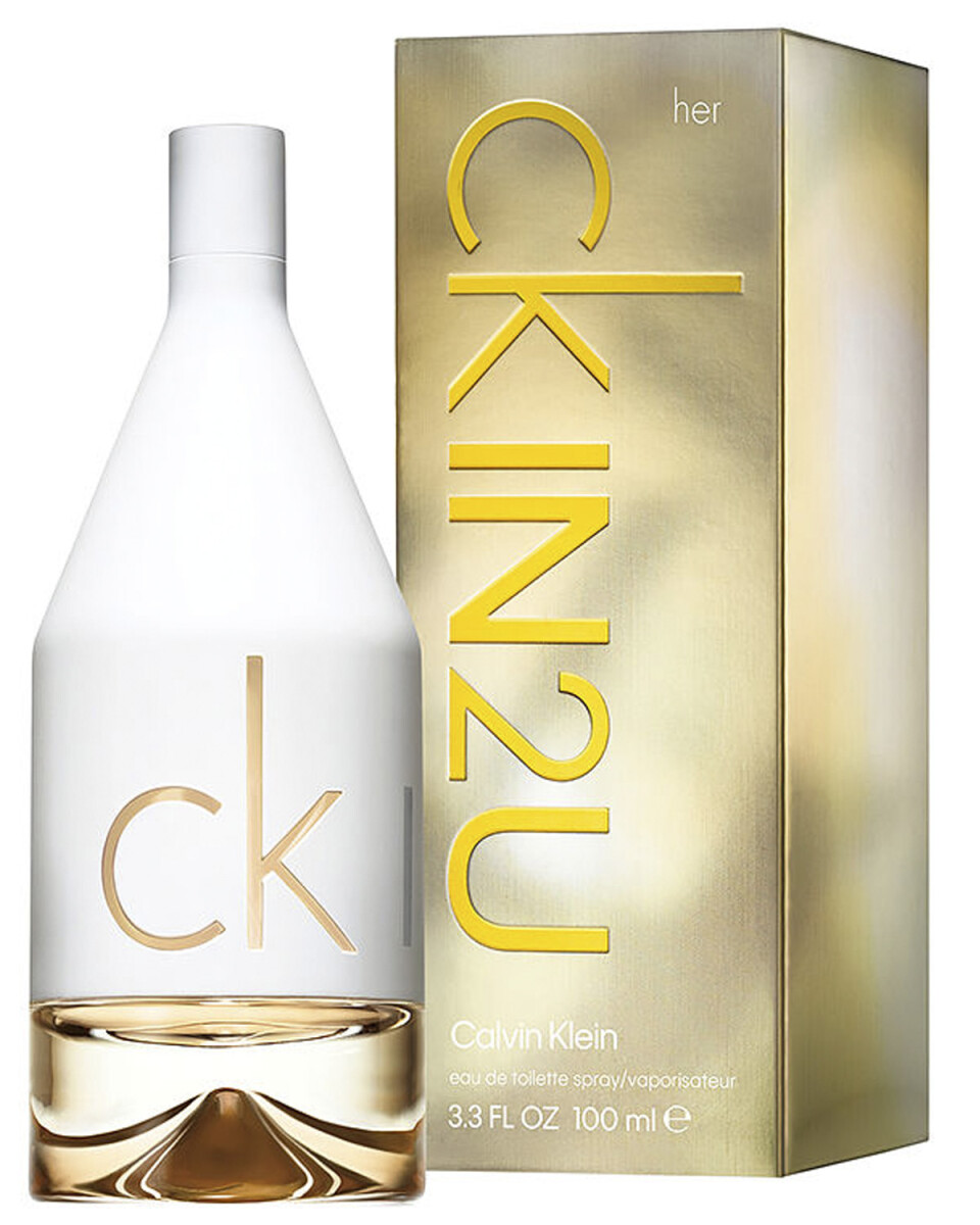 Perfume Calvin Klein CK In2U For Her EDT 100ml Para Mujer Aroma Floral 