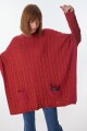 Sweater Oceano Rojo/Bordeaux