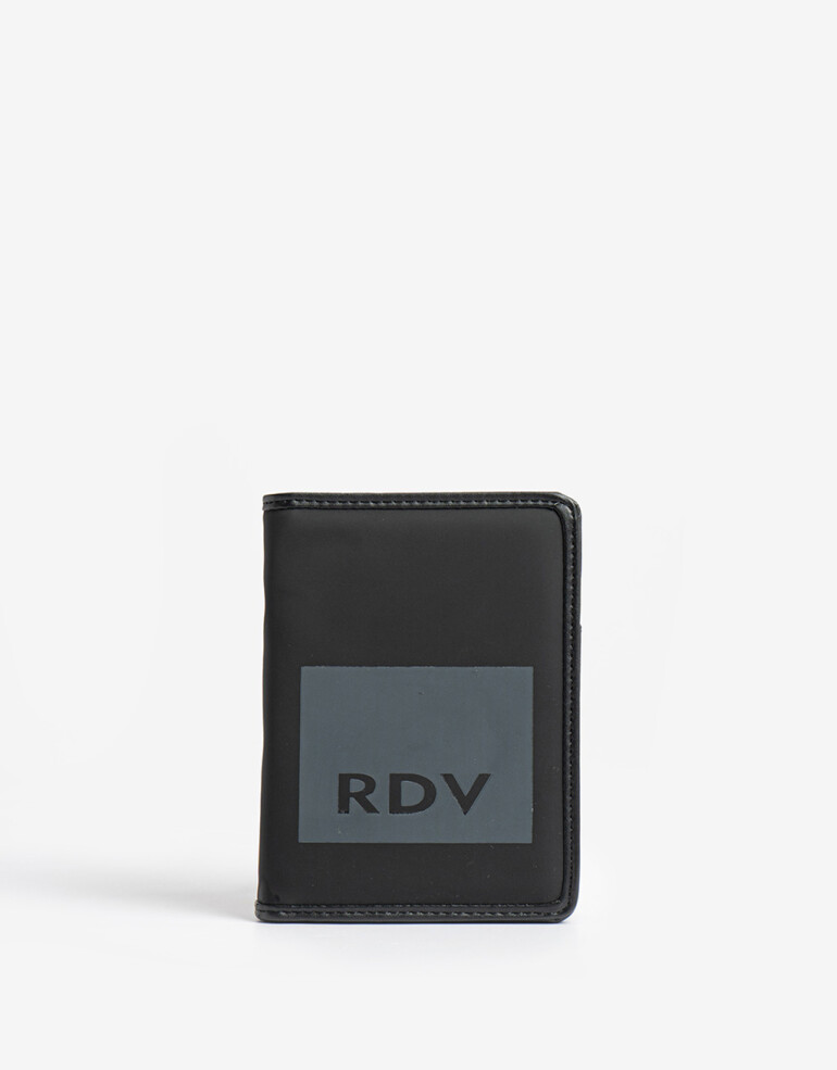 Tarjeteros Porta Pasaporte Rue Du Voyage - Negro