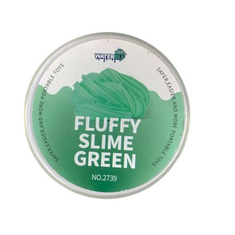 SLIME Baba Esponjosa Verde pastel