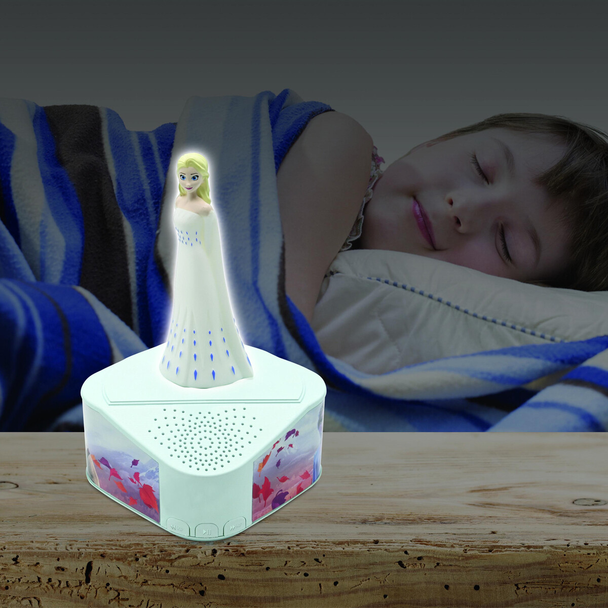 Parlante con Figura 3D Luminosa y Bluetooth Lexibook - Frozen 