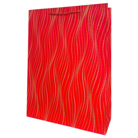 Bolsa Top Grande Diseño Puntillismo Roja