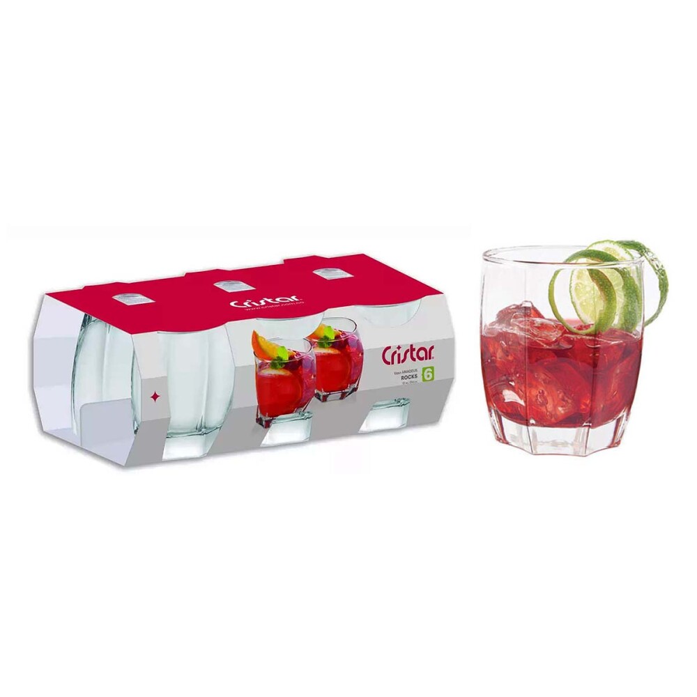 Set vasos Amadeus 360 ml x6 CRISTAR Set vasos Amadeus 360 ml x6 CRISTAR