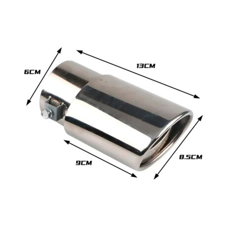 ACCESORIO EXTERIOR - COLA CAÑO ESCAPE CROMADA SIMPLE - ACCESORIO EXTERIOR - COLA CAÑO ESCAPE CROMADA SIMPLE -