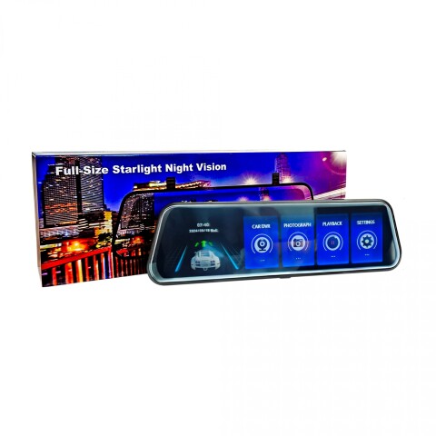 Espejo Retrovisor Dvr 10" Con Camara Espejo Retrovisor Dvr 10" Con Camara