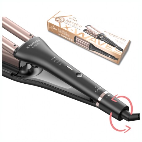 Rizador GA.MA X-Wide LED Keration 3D Regulador De Ondas Rizador GA.MA X-Wide LED Keration 3D Regulador De Ondas