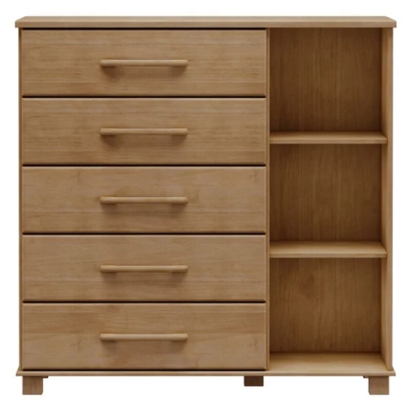 Comoda 5 Cajones 1 Puerta Ouro 2251 Freijo Comoda 5 Cajones 1 Puerta Ouro 2251 Freijo