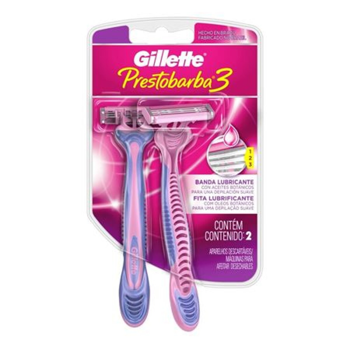Gillette Prestobarba 3 - Pack x2 