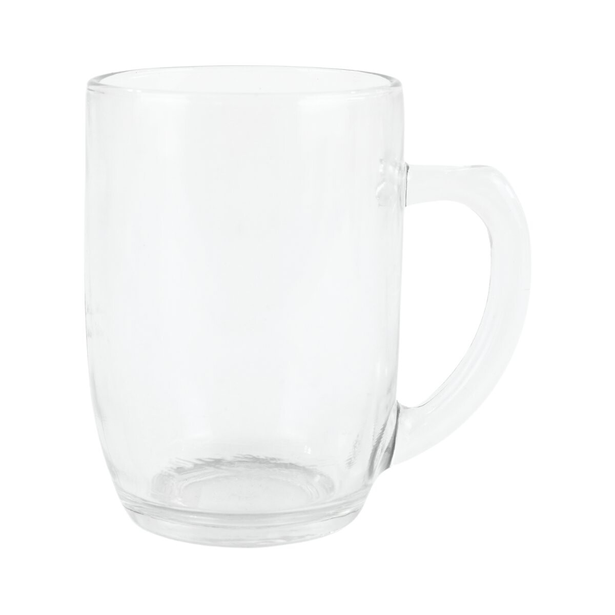 Jarra de cerveza de vidrio lisa 