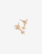 Aros Pasantes Cubic zirconia Aros Argolla Cubic Zirconia - Dorado