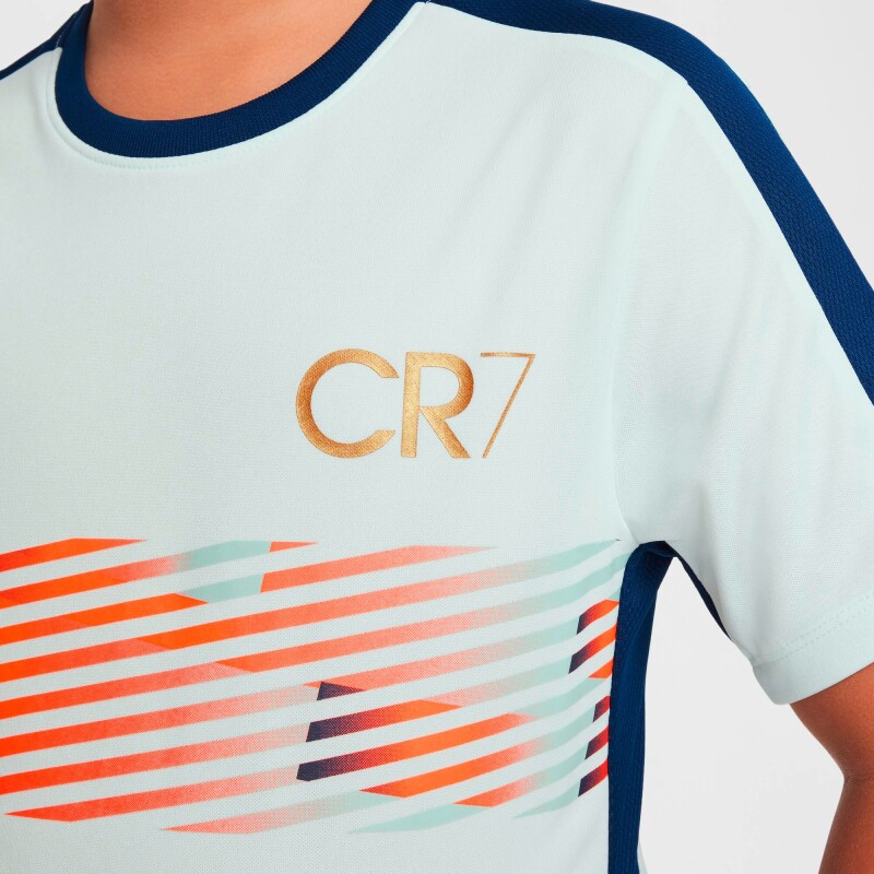Remera Nike Dri-Fit Cr7 Academy23 Top de Niños Verde