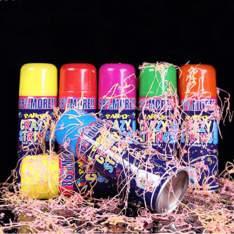 Set Cotillón Nº46 Spray Nieve Espuma + Serpentina x12 Cot002039