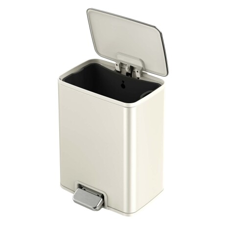 PAPELERA ACERO-INOXIDABLE BLANCO EK9161MMT