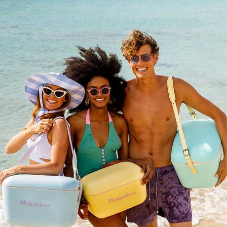 Conservadora Polarbox Pop Retro Vintage 12 L AMARILLO