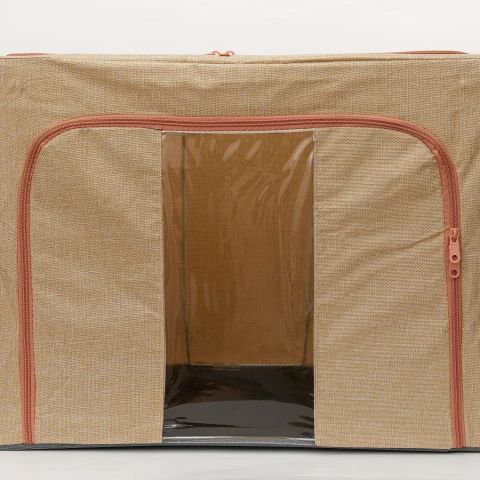 CONTENEDOR CON VENTANA TRANSPARENTE (BEIGE/100L) CONTENEDOR CON VENTANA TRANSPARENTE (BEIGE/100L)