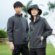 Campera Rompeviento e Impermeable Elastizada Unisex Gris Oscuro