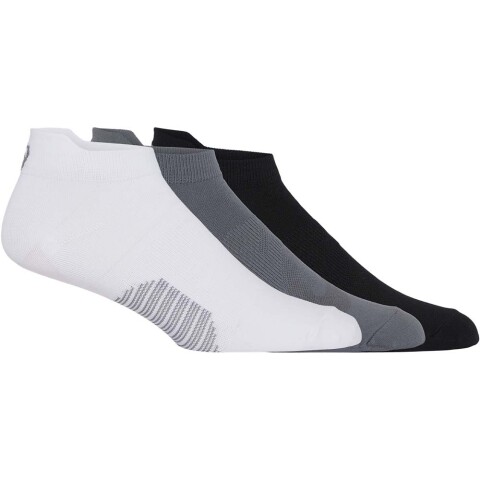 Running Socks 3P White/sheet Rock/black