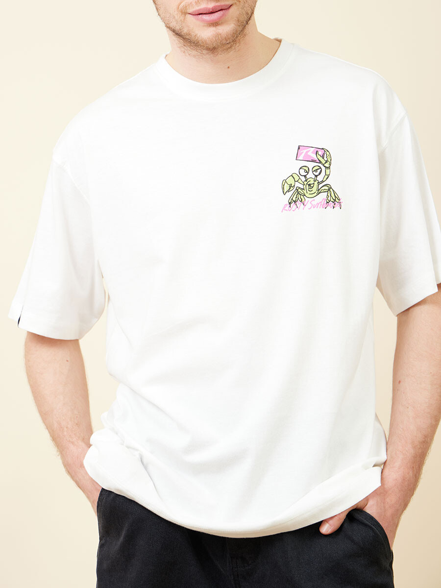 T-SHIRT MINGUS RUSTY - Blanco 