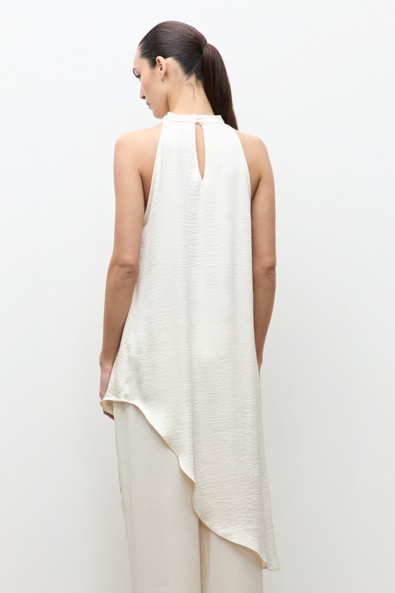Blusa irregular crudo