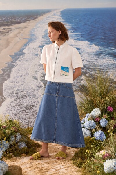 FALDA POMELA DENIM Azul