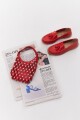 MOCASIN FLECOS ROJO