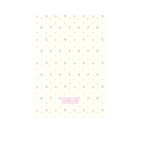 Papel de regalo floral amarillo