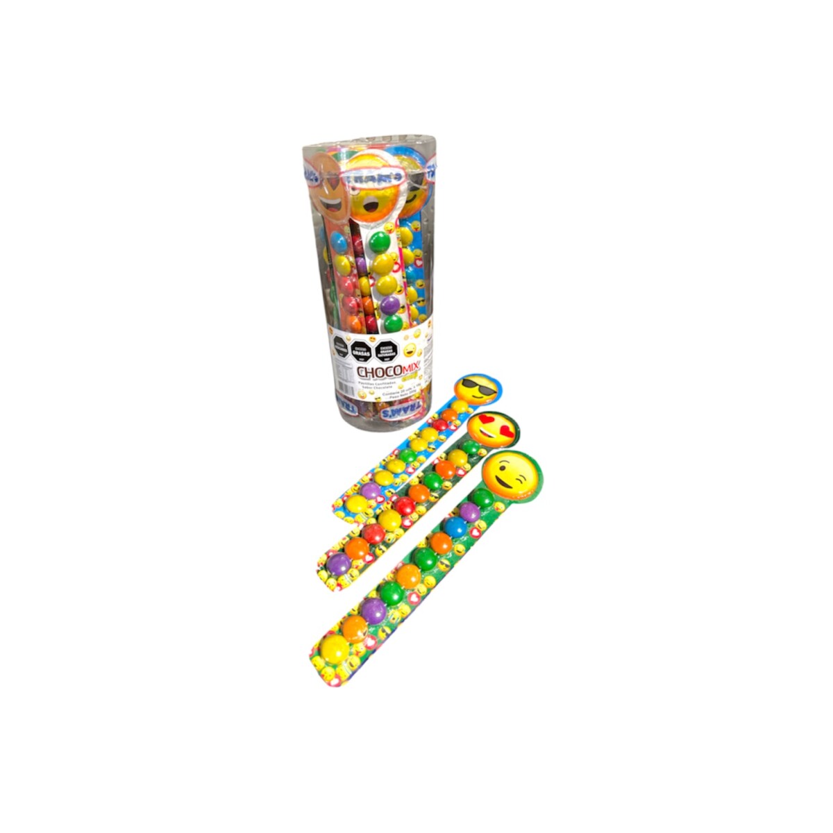 Pastilla Confitada Chocomix Carita x 20 