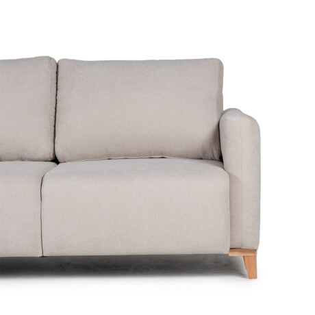 Rinconera Cuarzo - Tela Microfibra - Chaise izquierdo TC 1010 (Beige)