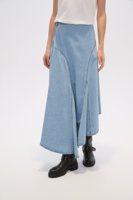 Falda Kualca Azul Claro