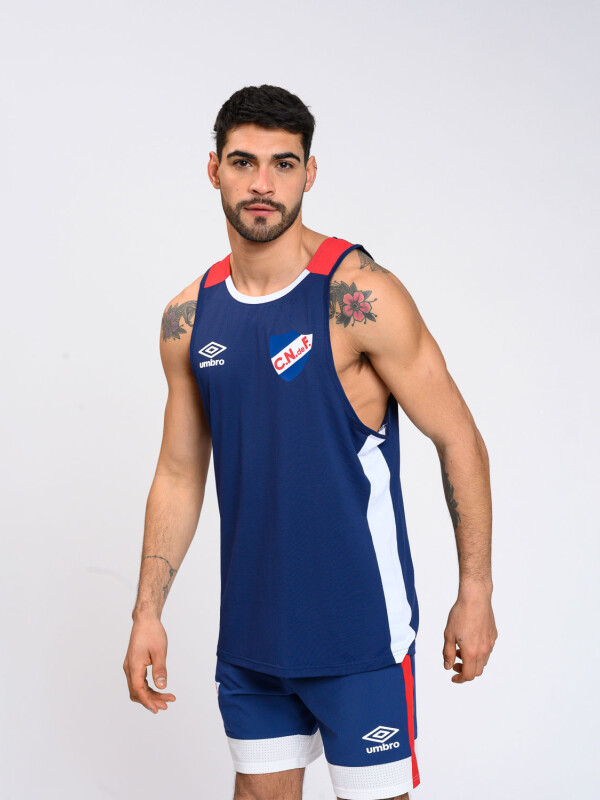 MUSCULOSA JINK HOMBRE Nacional Hombre Azul Marino, Blanco