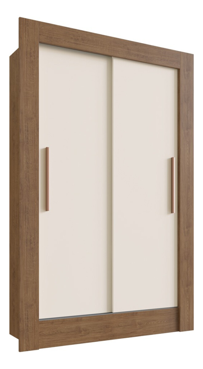Ropero Placard 2 Puertas Corredizas Dormitorio - Marrón 