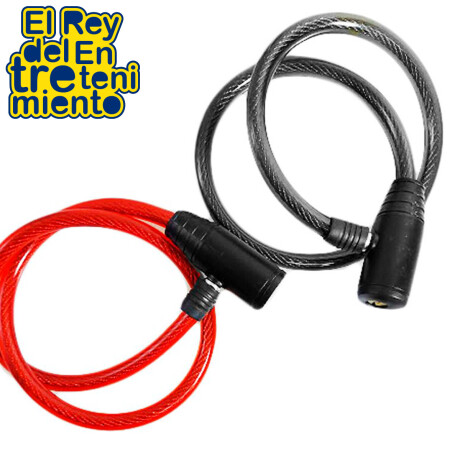 Candado P/ Bici Moto C/ 2 Llaves Linga Acero Forrada Bic000003