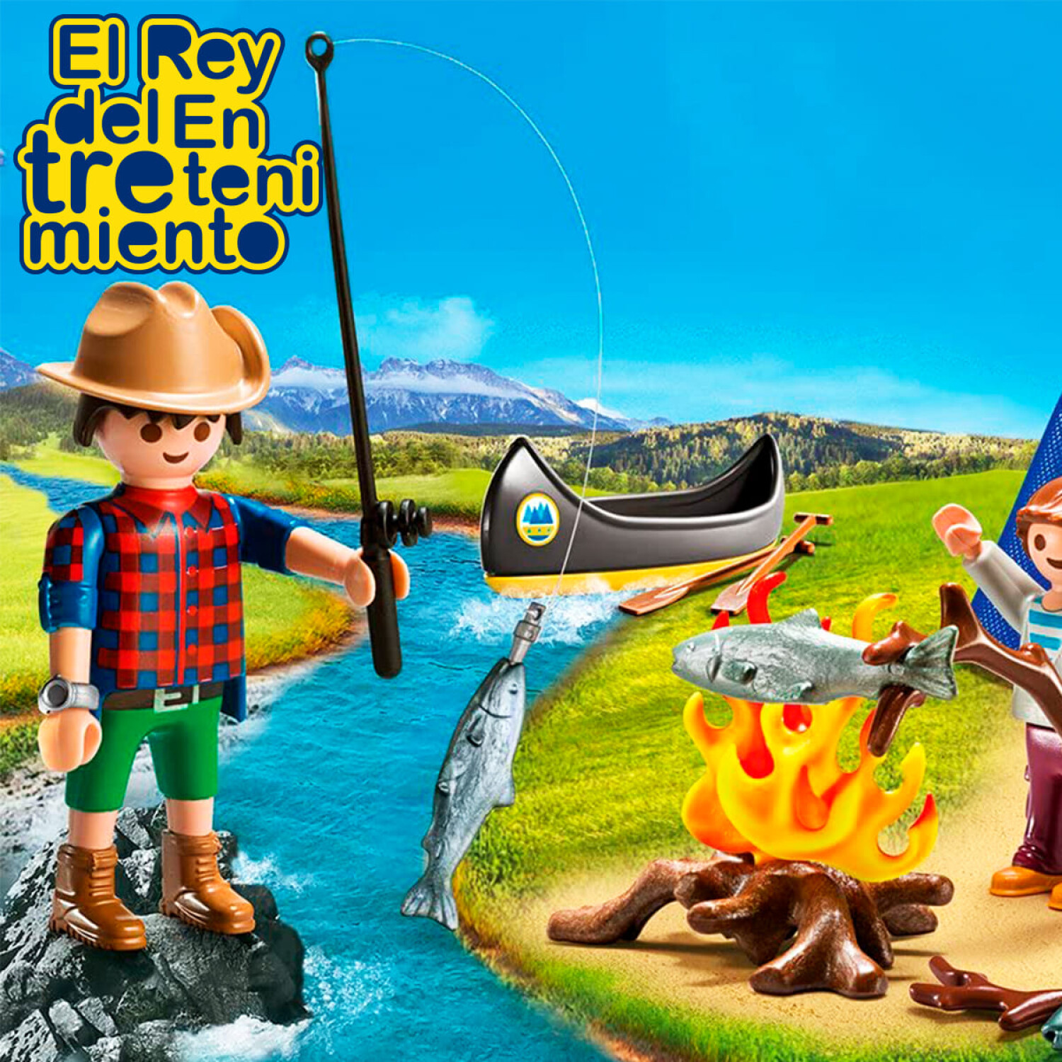 Playmobil 9323 Family Fun - Maletin Pesca Y Camping