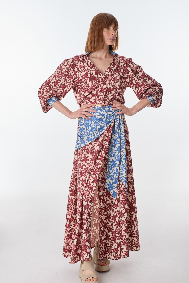 Camisa Print Estampa Flores