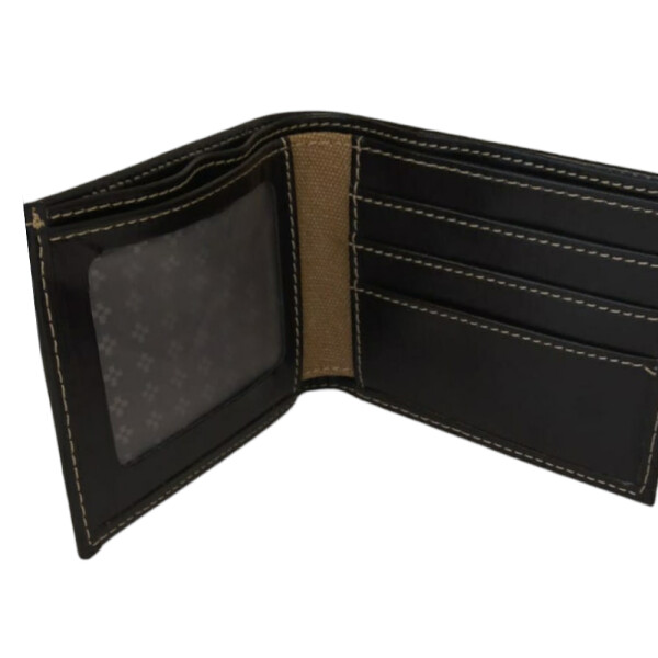 Billetera hombre simil c/tela Nº20 Azul
