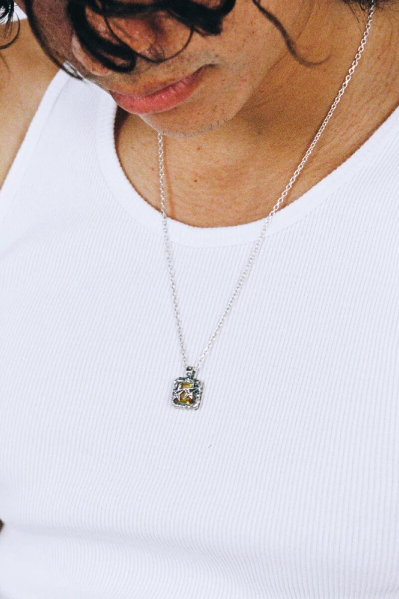 Due Stelle Icon Necklace Plata