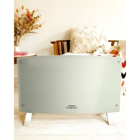 Vitroconvector curvo Peabody 2000W Blanco