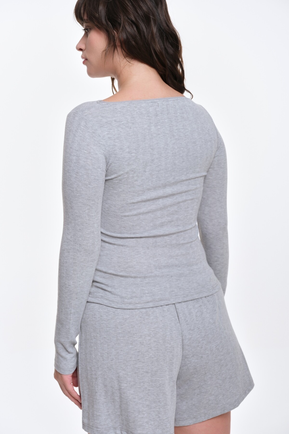 Remera Keswick Gris Melange