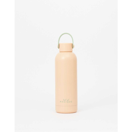 Botella Metálica Con Frase Combinacion bicolor