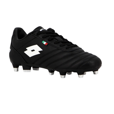 Championes Lotto Fútbol de Cuero Black White